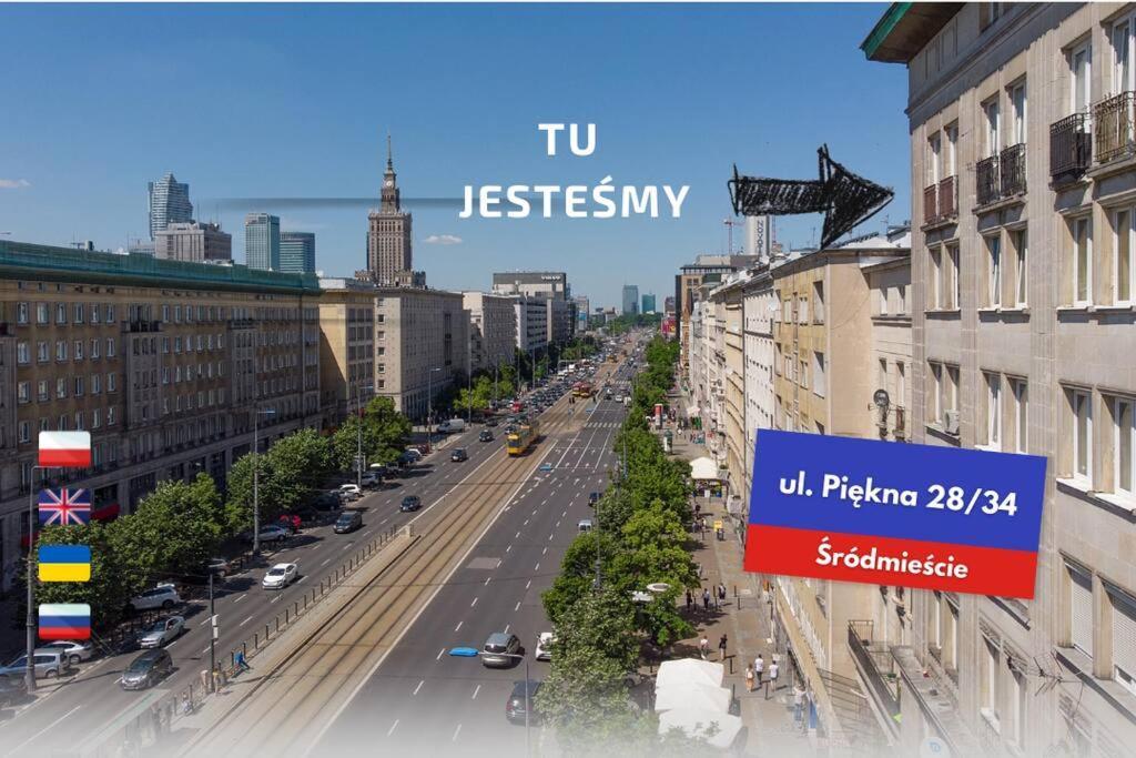 Lux Apartament W Centrum, Plac Konstytucji, Klimatyzacja, Widokowy Lägenhet Warszawa Exteriör bild